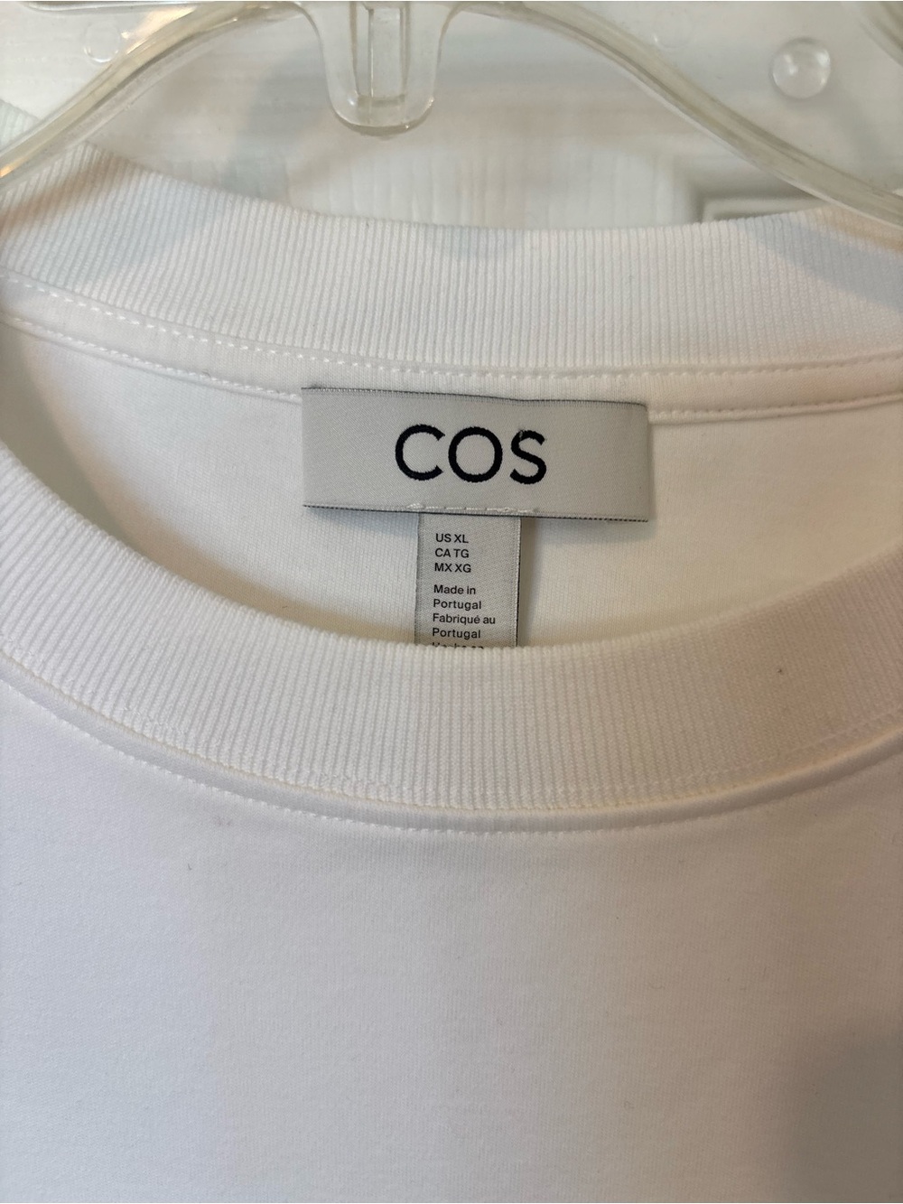 COS White Crewneck Sweatshirt